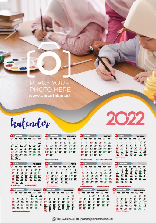 template kalender 2022